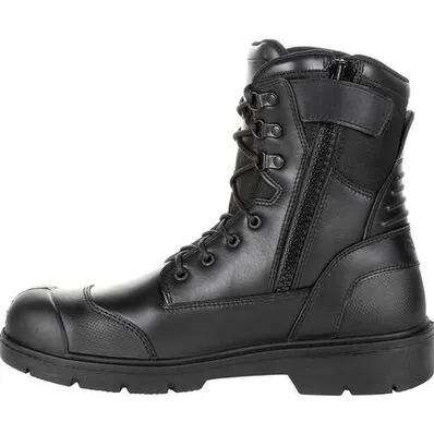 Rocky Mens Pursuit Steel Toe Waterproof Public Service Boots