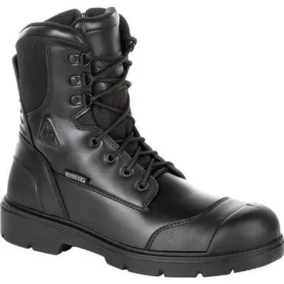 Rocky Mens Pursuit Steel Toe Waterproof Public Service Boots