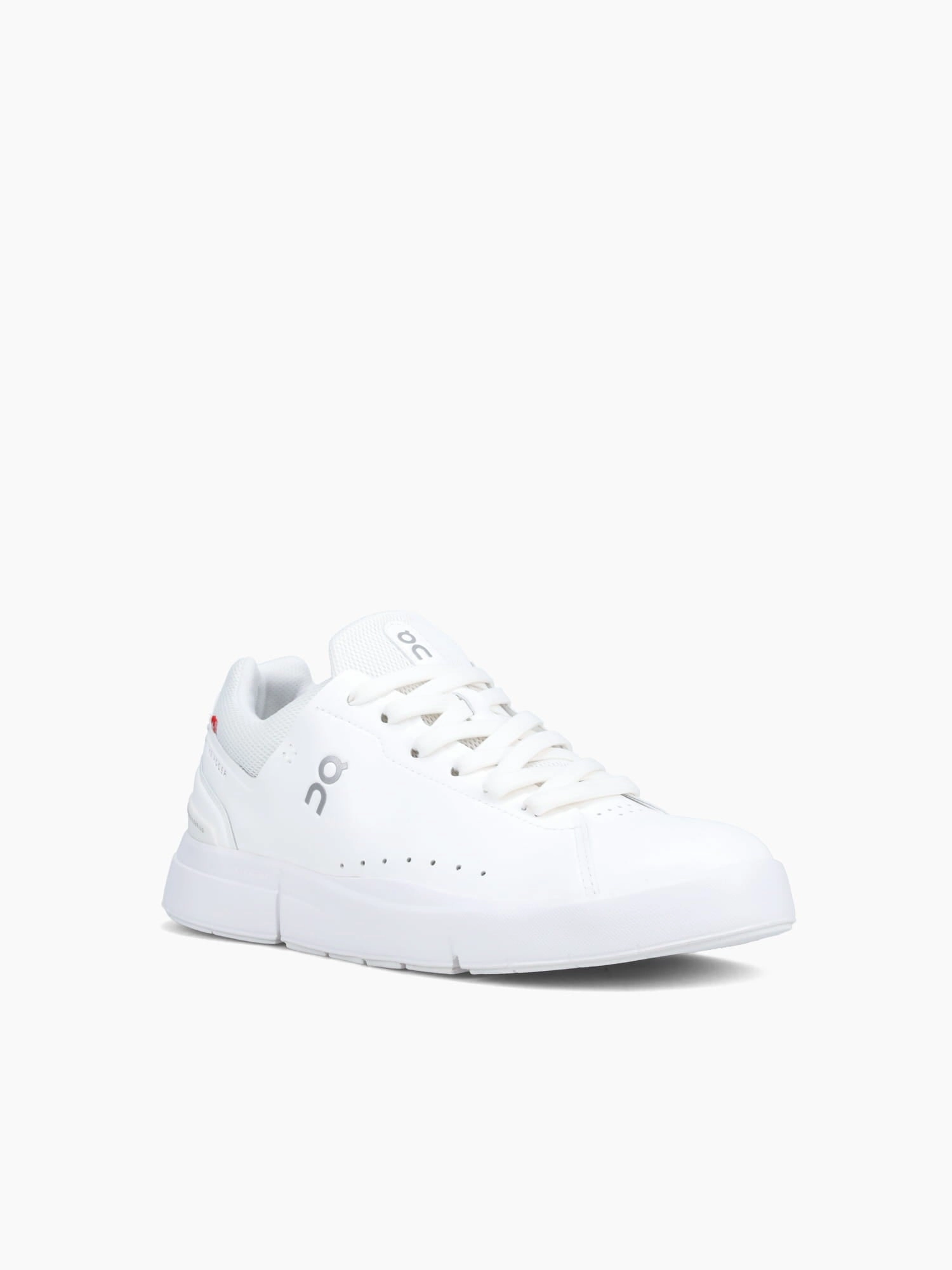 Roger Advantage All White Leather Layered Comfort