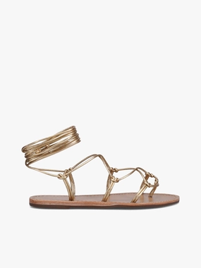 Rolete Gold Metal Nappa Sponge Sole Rolete Gold Metal Nappa Padded