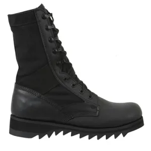 Rothco Mens Black Ripple Sole Jungle Boots