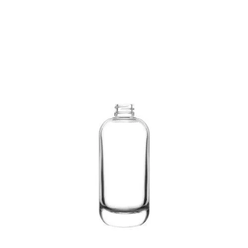 Rounded Clear Glass Screw Bottle 100ml