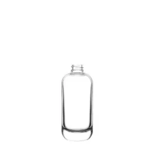 Rounded Clear Glass Screw Bottle 100ml