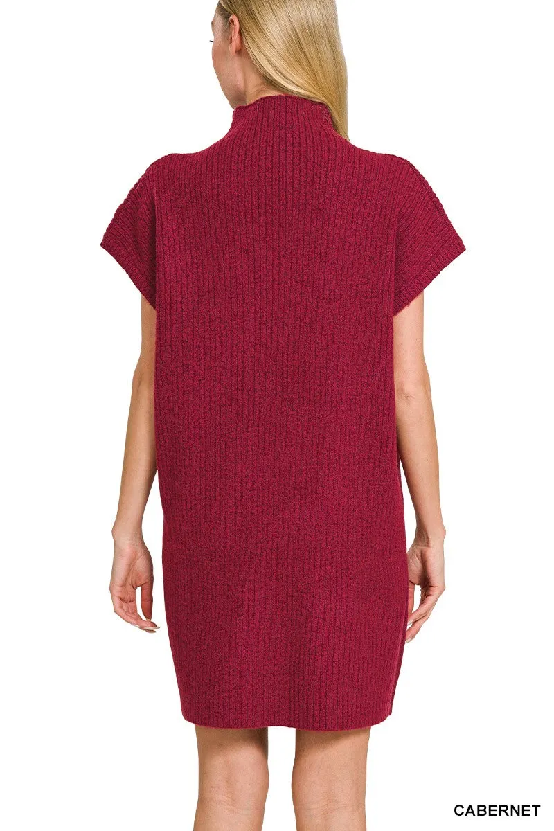 Ruby Mock Neck Sweater Dress