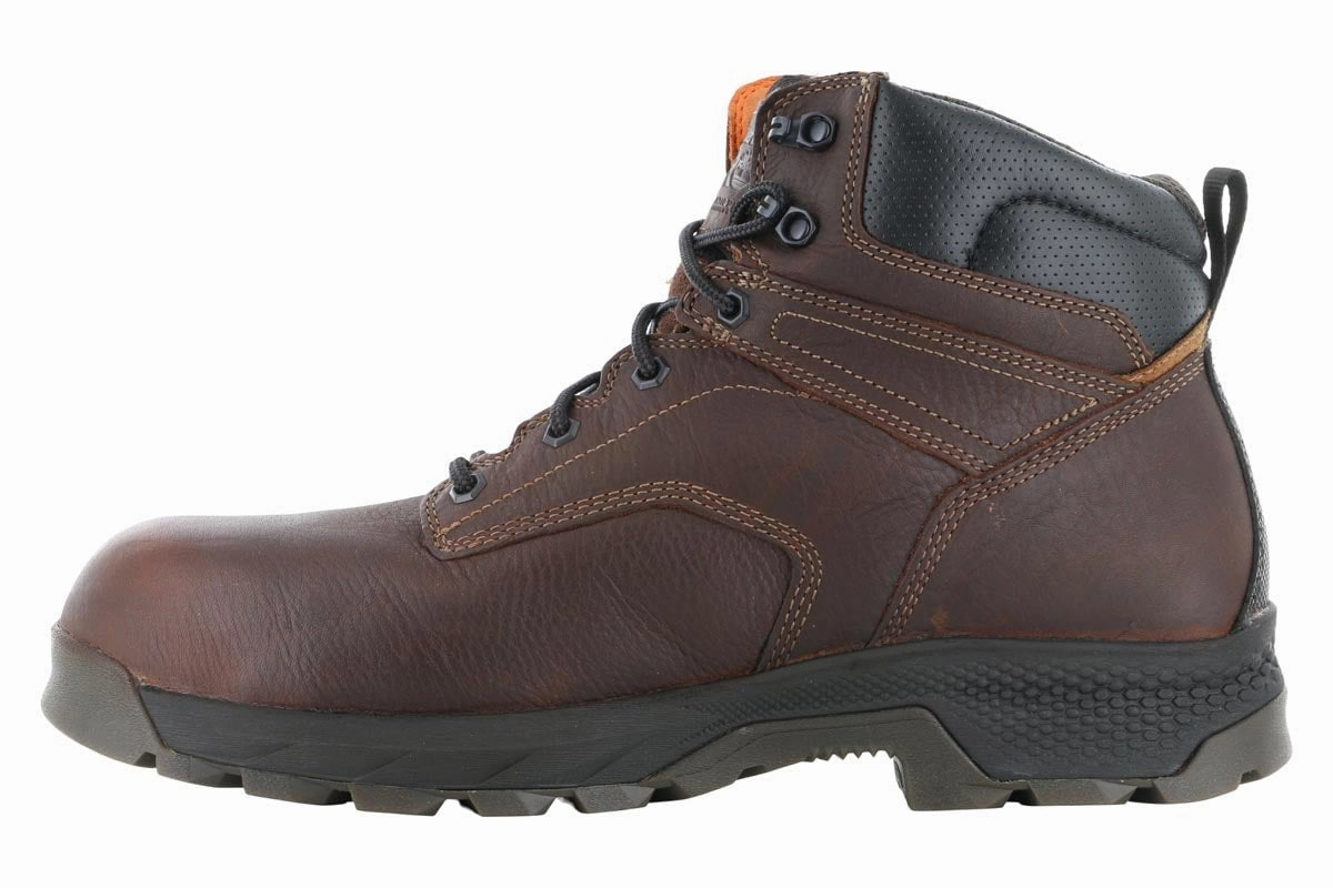 Timberland PRO Titan EV 6" Composite Toe WP Boot Brown Industrial Walk Shock Absorbing Shoes