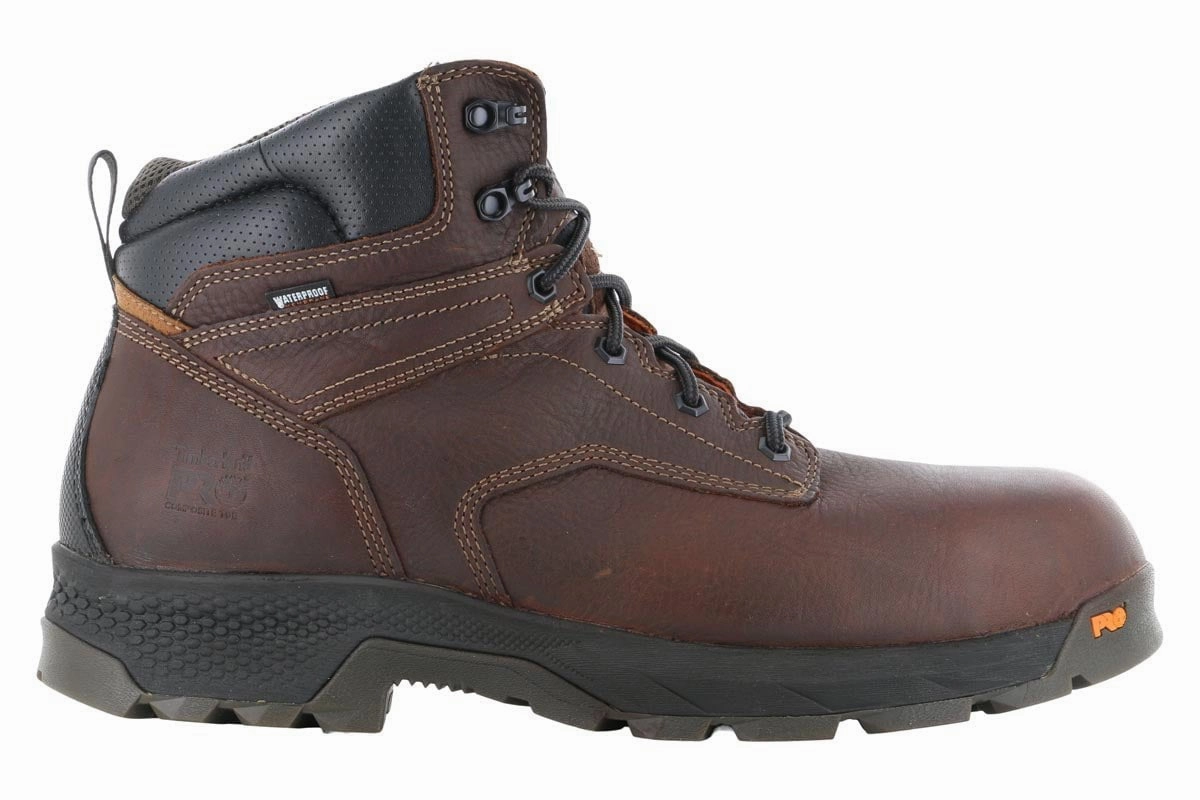 Maximum protection High-Performance Design Timberland PRO Titan EV 6" Composite Toe WP Boot Brown