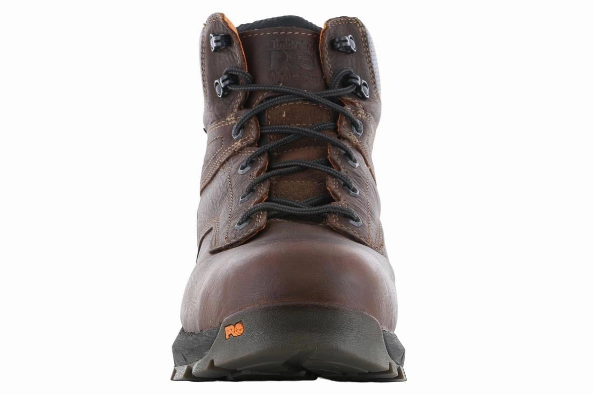 Extra Support Gear Heavy Lifting Timberland PRO Titan EV 6" Composite Toe WP Boot Brown
