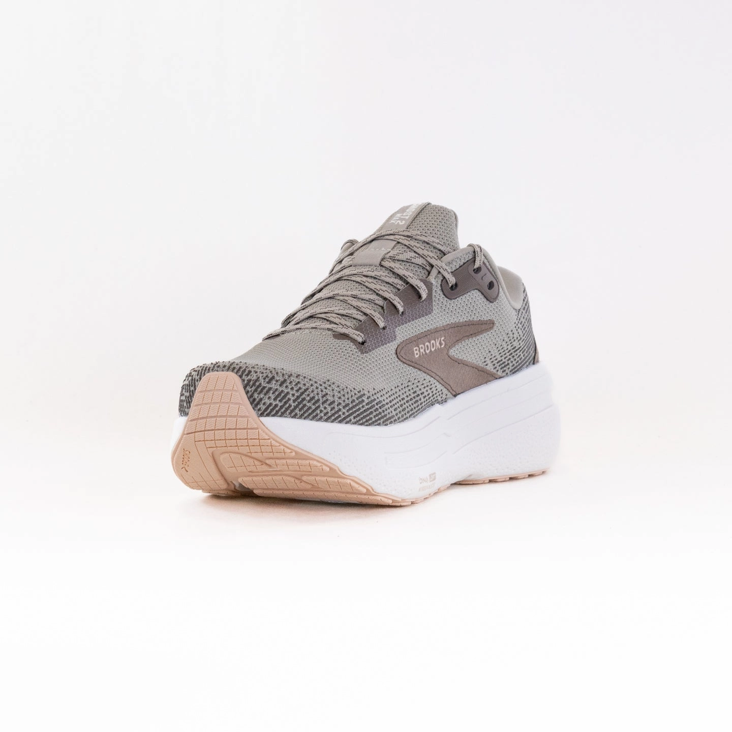 Brooks Ghost Max 2 (Men's) - London Fog/Falcon/Coconut Subtle Detail Seamless construction
