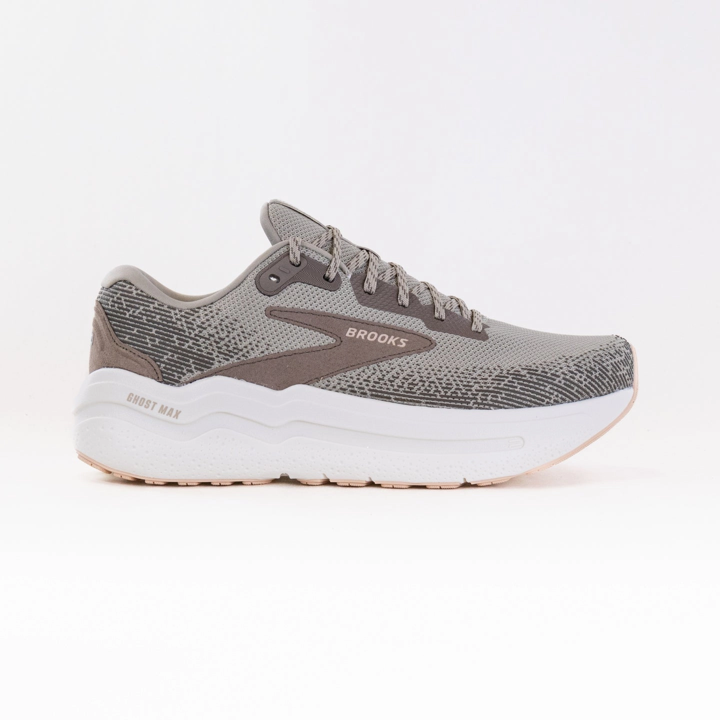 Brooks Ghost Max 2 (Men's) - London Fog/Falcon/Coconut Multi Directional Grip On The Move