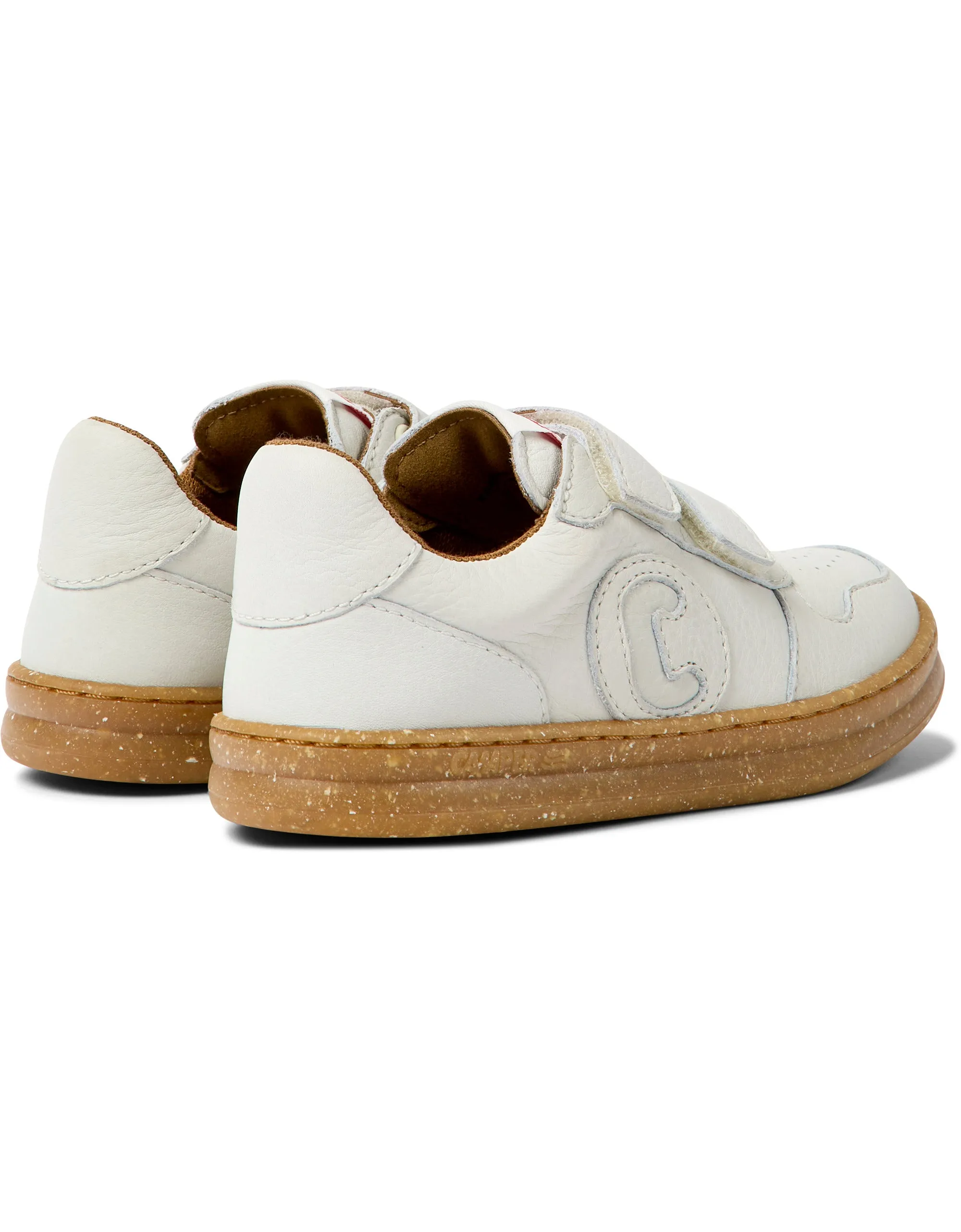RUNNER WHITE NON-DYED LEATHER SNEAKERS