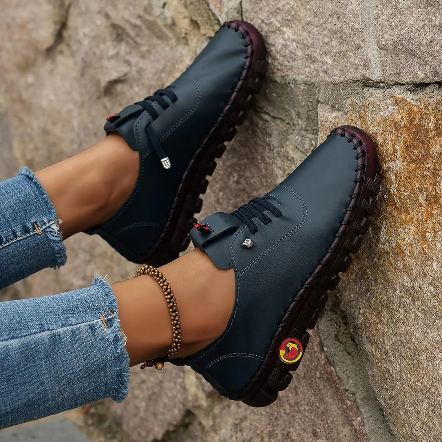 Running Shoes for Women Slip On Sneakers Men Mens Loafers Casual Slip On Comfy Soft Cover Heel Christmas Dress Shoes for Women Women's Wide Loafers