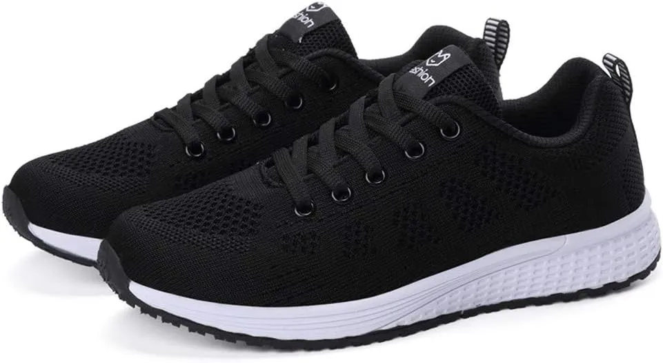 Running Shoes Women Sneakers Tennis Workout Walking Gym Lightweight Women's Tennis Shoes Orthopedic Loafers for Women with Arch Support Sneaker Mules for Women