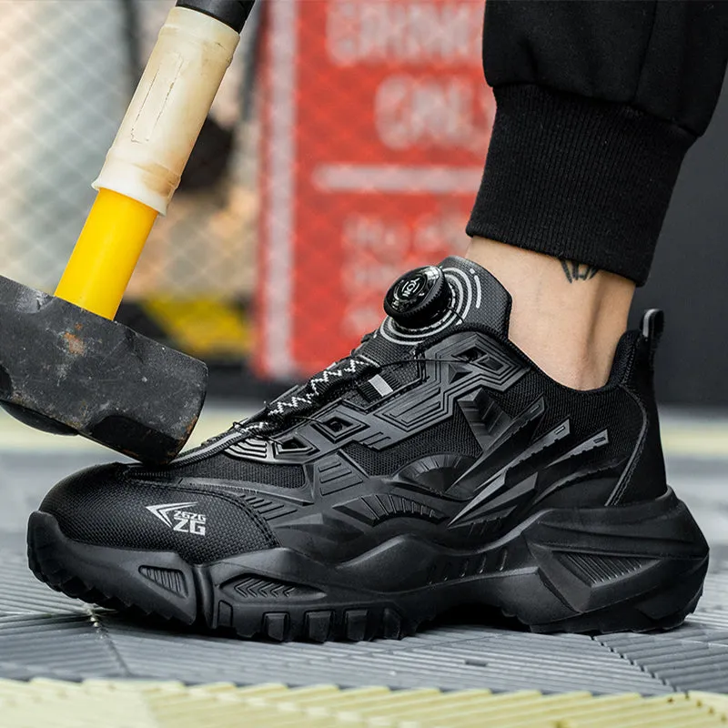 S1 safety shoes steel wire rotating buckle
