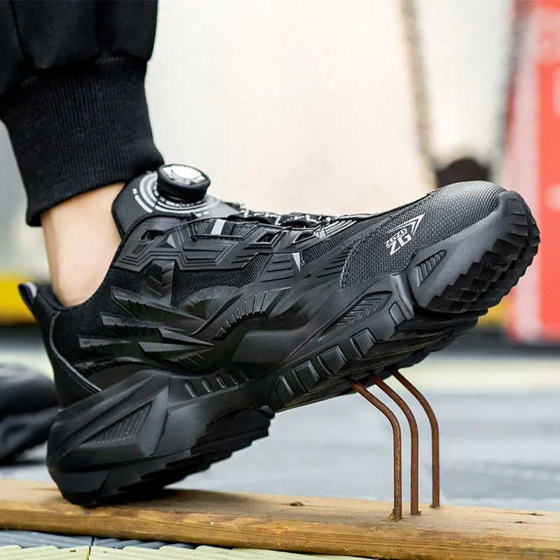 S1 safety shoes steel wire rotating buckle