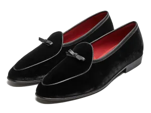 Sagan Bow in Black Velvet