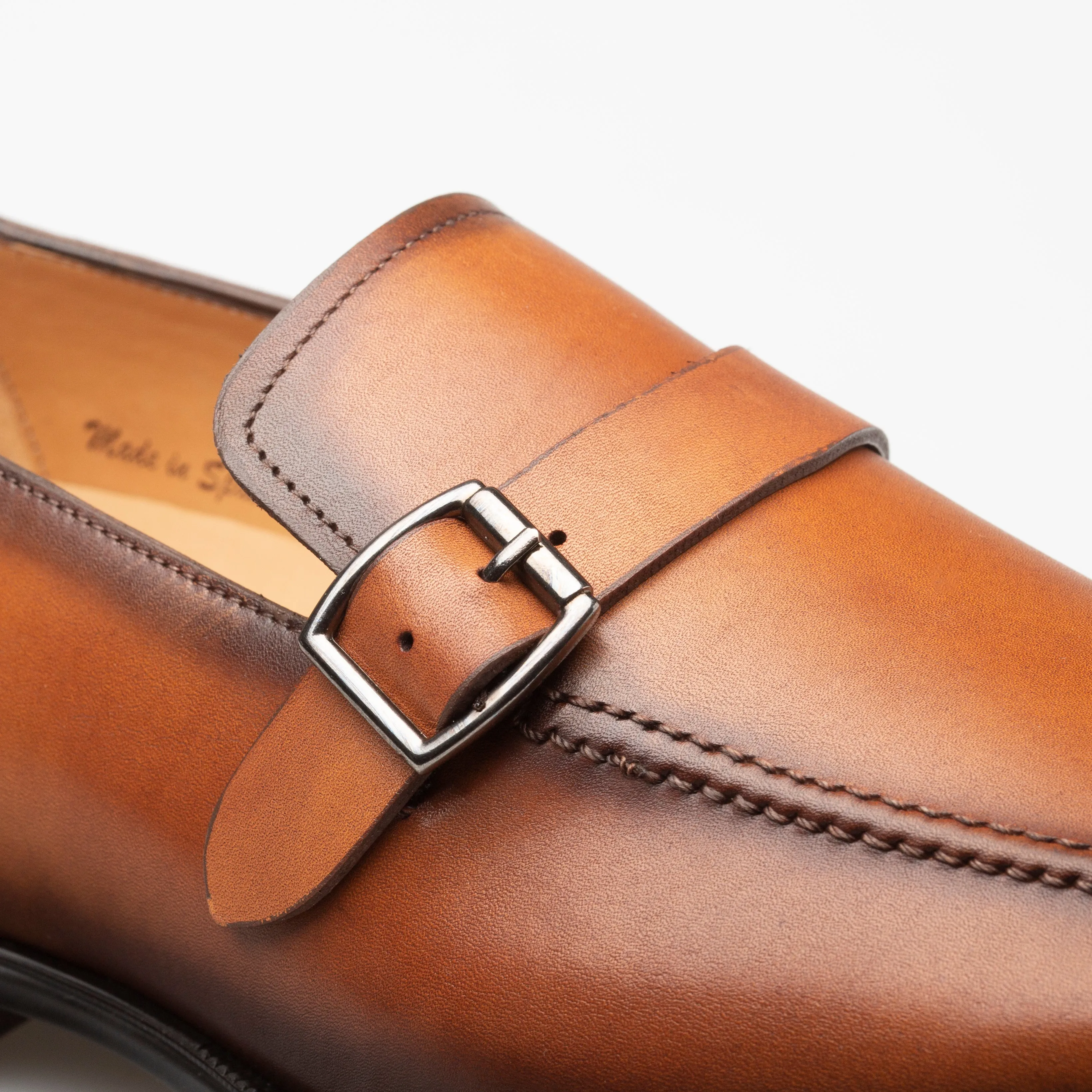 Salato Leather/Rubber Strap Loafer