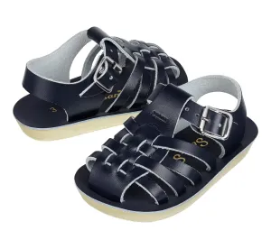 Salt-Water Sun-San | Kids Sailor Sandals | Navy