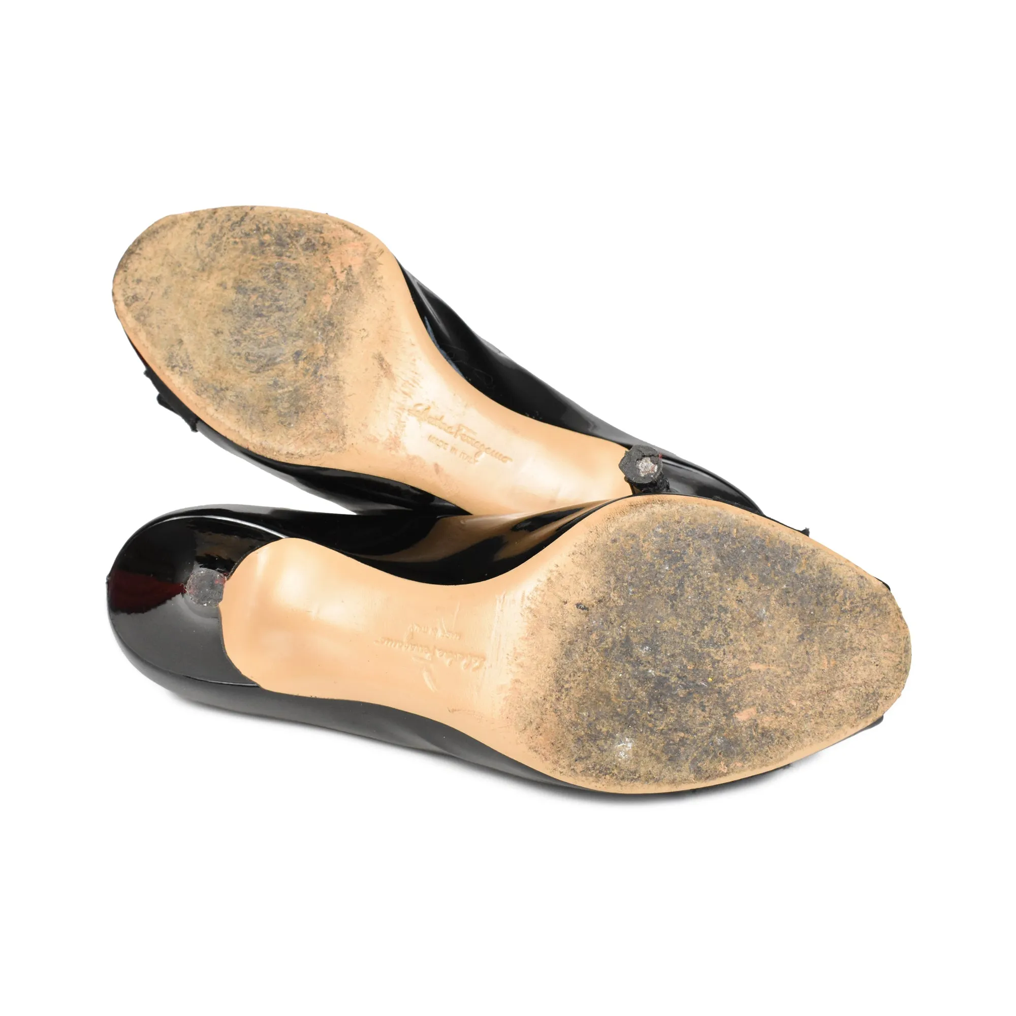 Salvatore Ferragamo Peep-Toe Heels - Women's 7.5