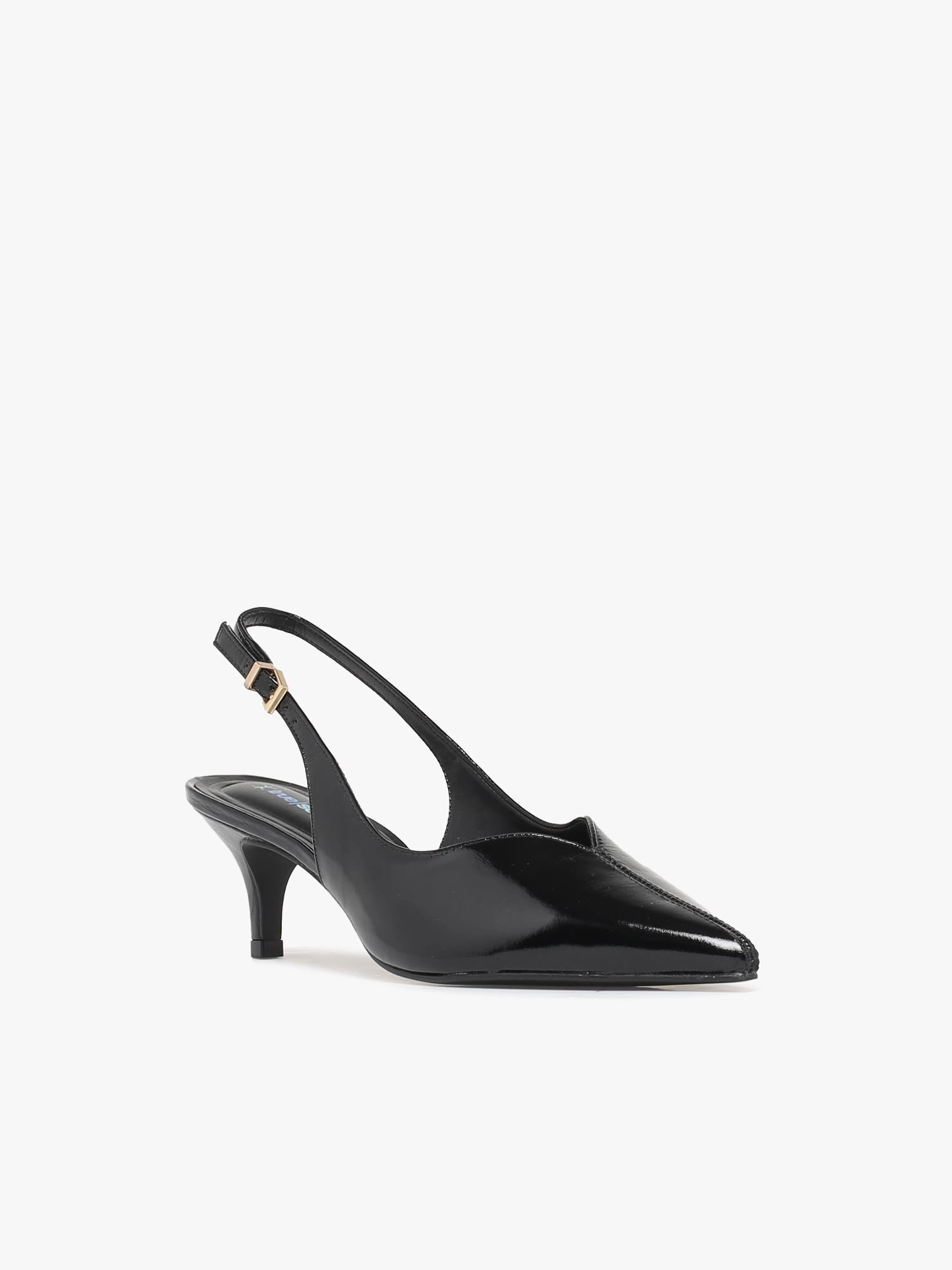 Sporty Look Samantha Preto Crinkle Couro
