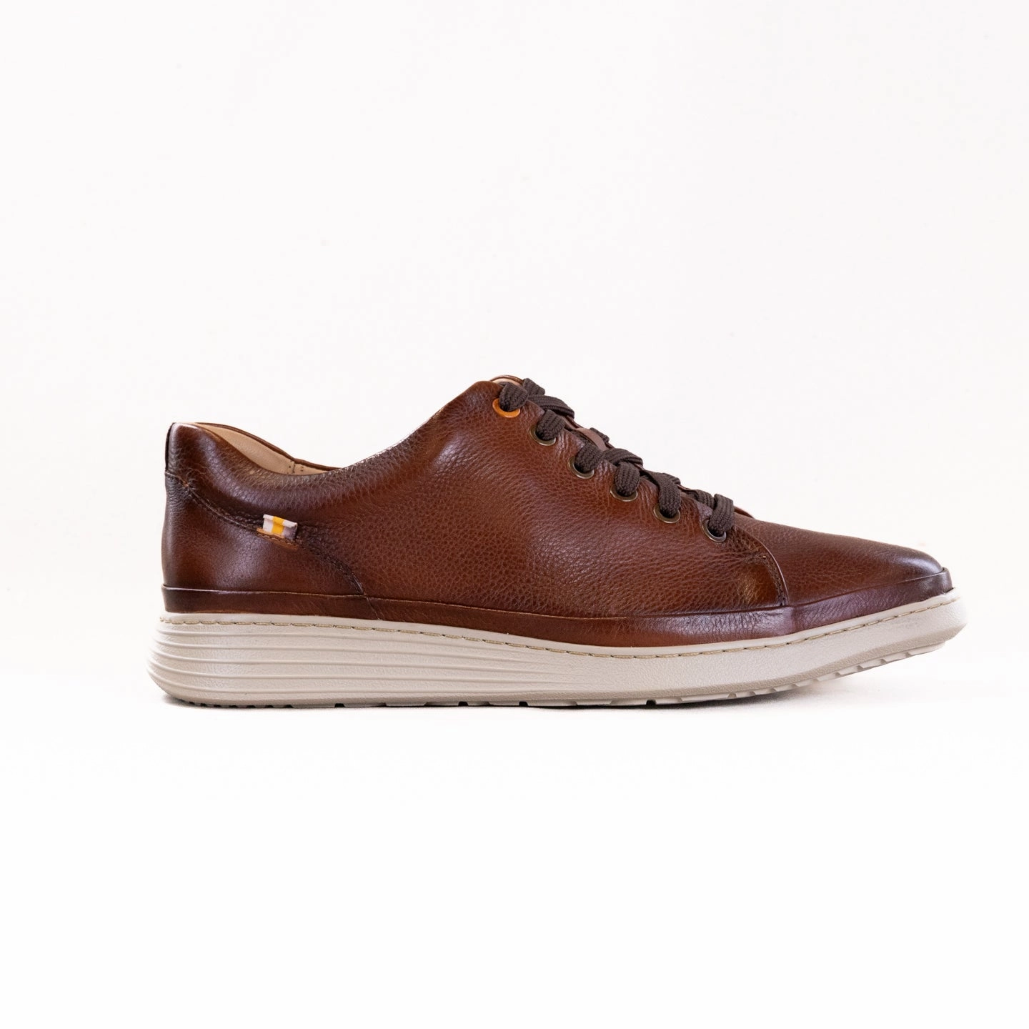 Samuel Hubbard Featherlight Fast (Men's) - Cognac Leather Sneaker Style Comfortable Forefoot