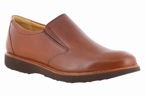 Samuel Hubbard Frequent Traveler Slip On Tan Double Monk Strap Quick Return Easy to Wear Samuel Hubbard Frequent Traveler Slip On Tan
