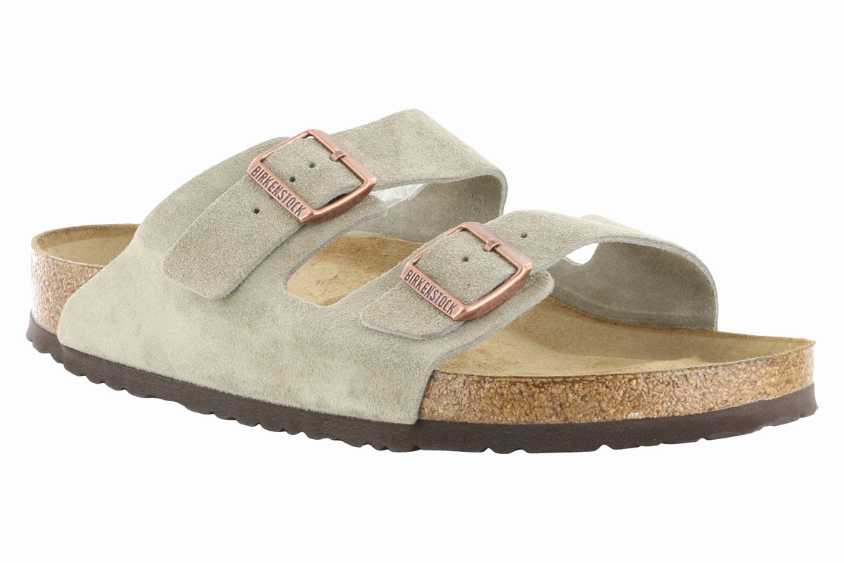 Birkenstock Arizona Soft Footbed Suede Leather Taupe Simple Vibe Timeless Style Footwear