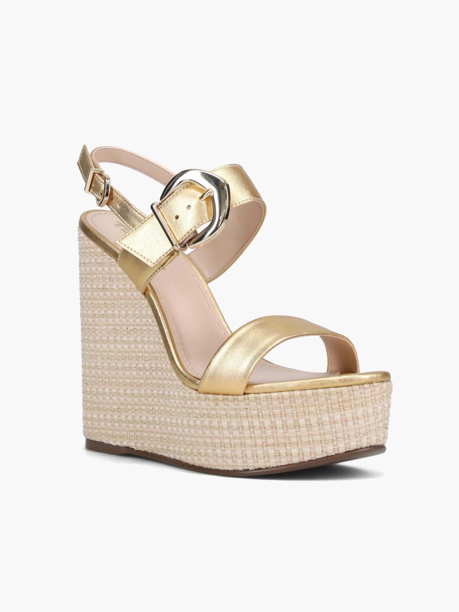 Wide Fit Baseplate Cloud Feel Alma Ouro Metalizado