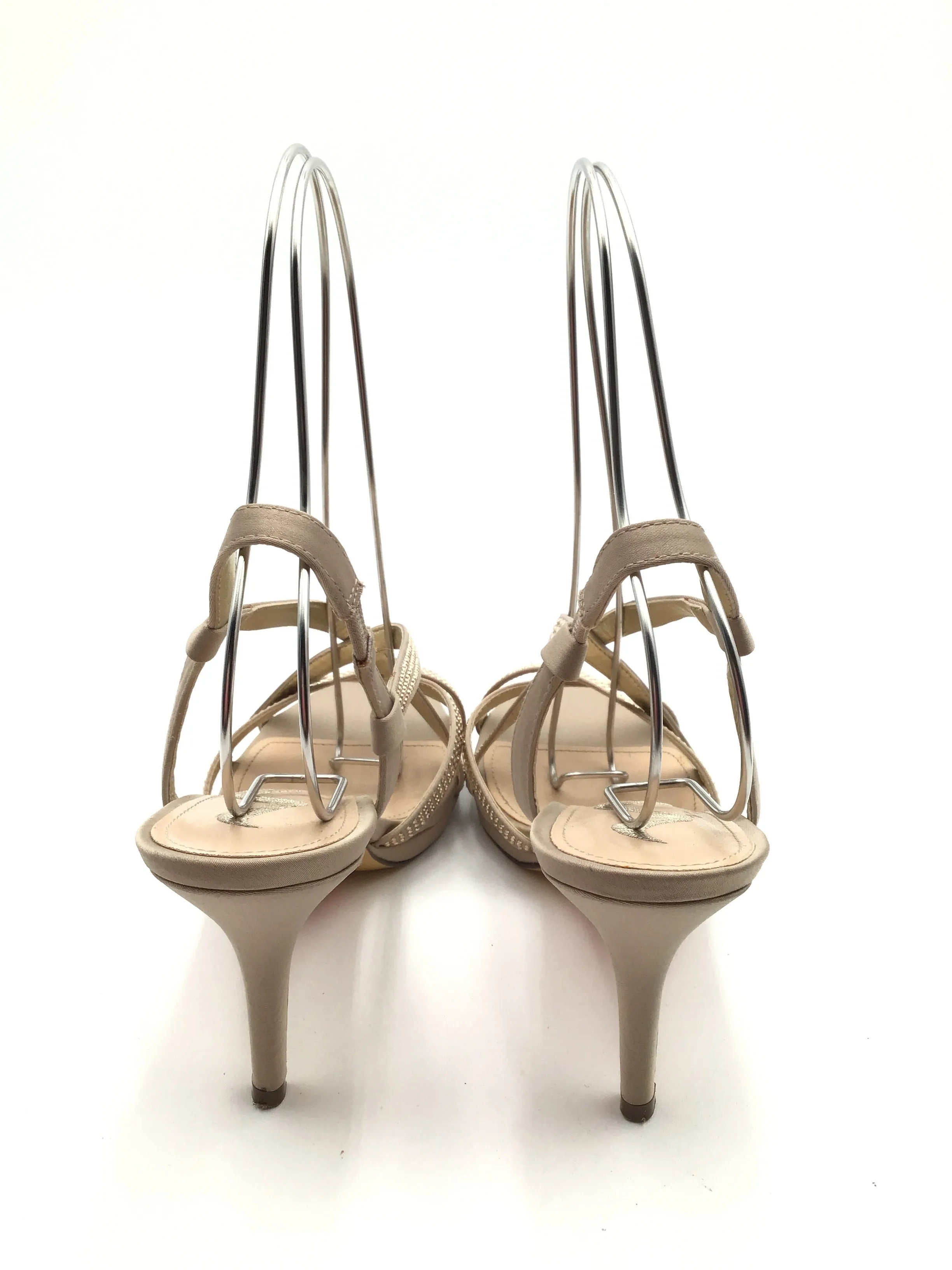 Sandals Heels Stiletto By Nina In Beige, Size: 7.5
