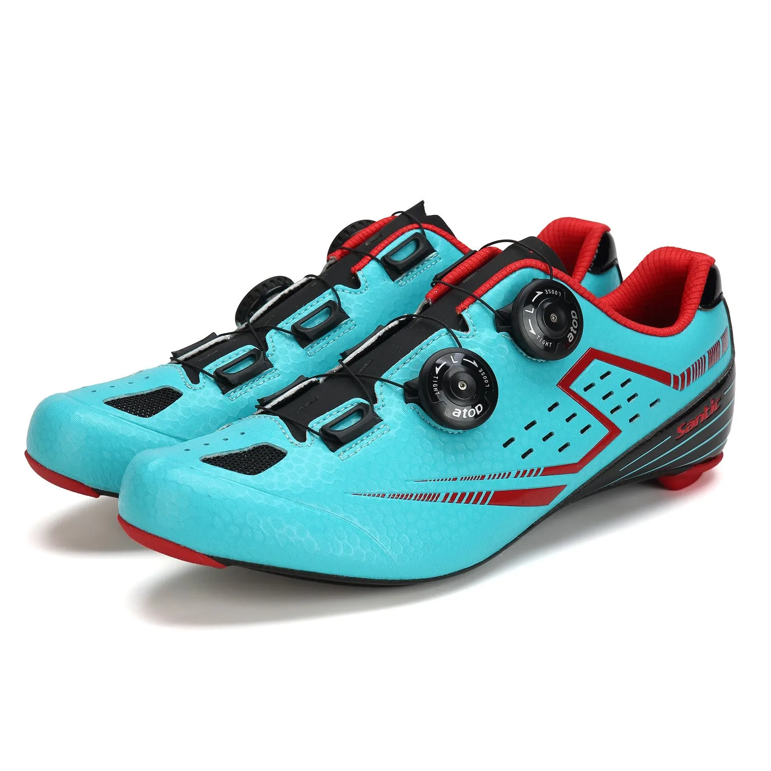 Santic Berton Blue Men Road Cycling Shoes