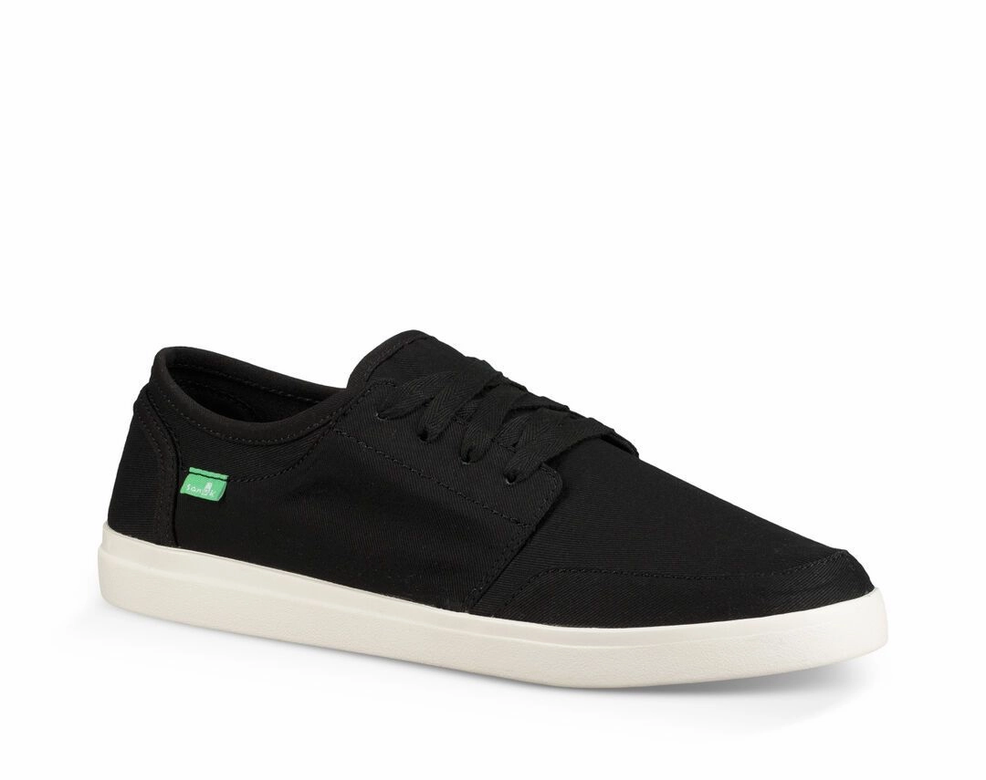 Sanuk Vagabond Lace Sneaker Water resistant coating most cushioned