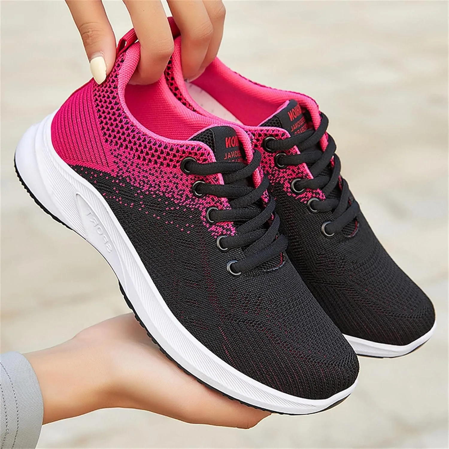 SBGMoSJ Sneakers for Women Size 8 Wide Women's Slip On Tennis Shoes Size 8 Womens White Slip On Sneakers Size 8 Platform Sneakers for Women Fashion Tan Zapatos para Mujer CóModos Con Plataforma
