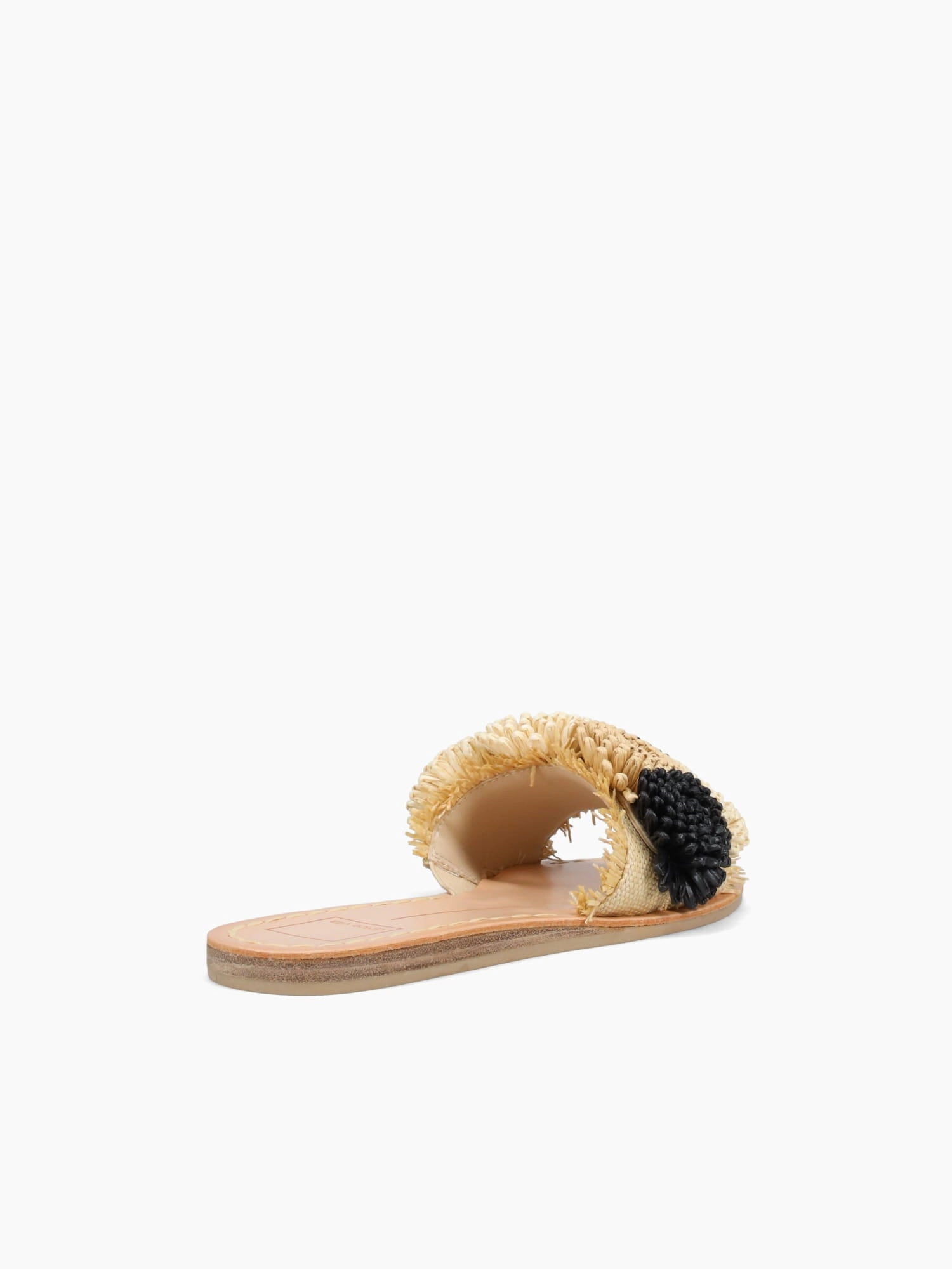 Off Duty Heel Design Danela Black Natural raffia