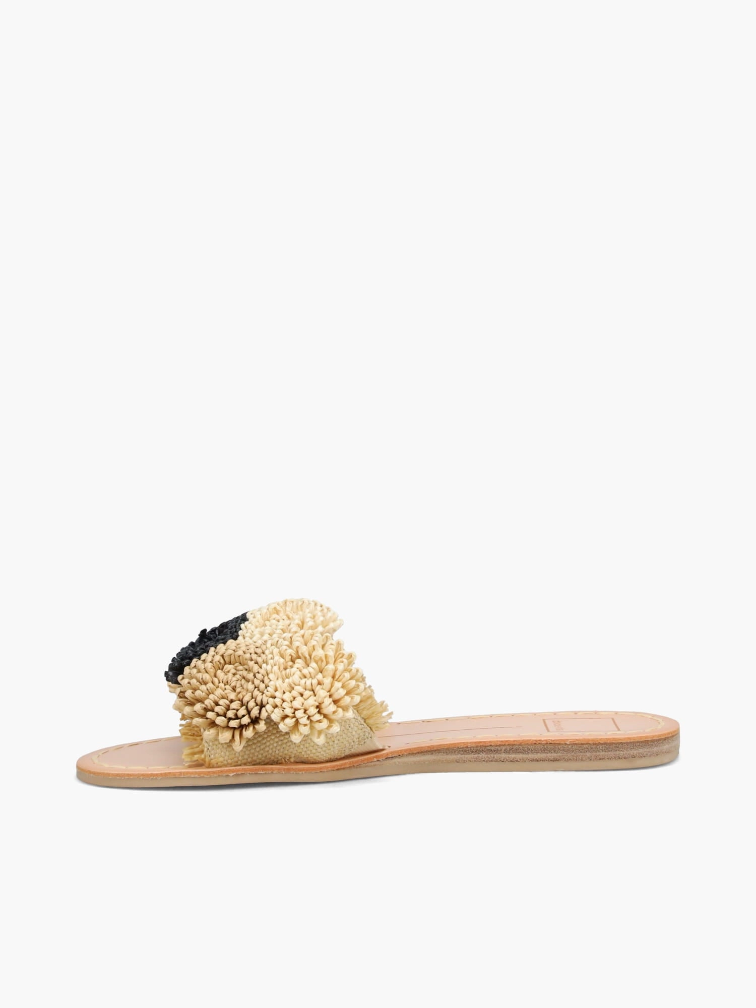 Sporty Beach Shoes Foot Support Danela Black Natural raffia