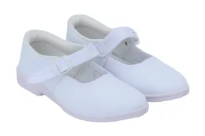 School Shoes Girls (White 6-8 Yrs) 59918