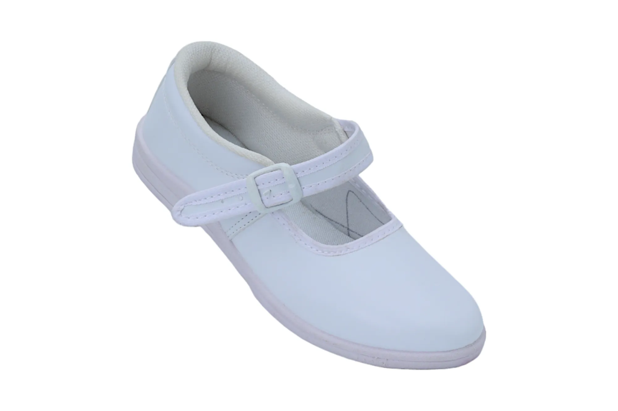 School Shoes Girls (White 6-8 Yrs) 59918