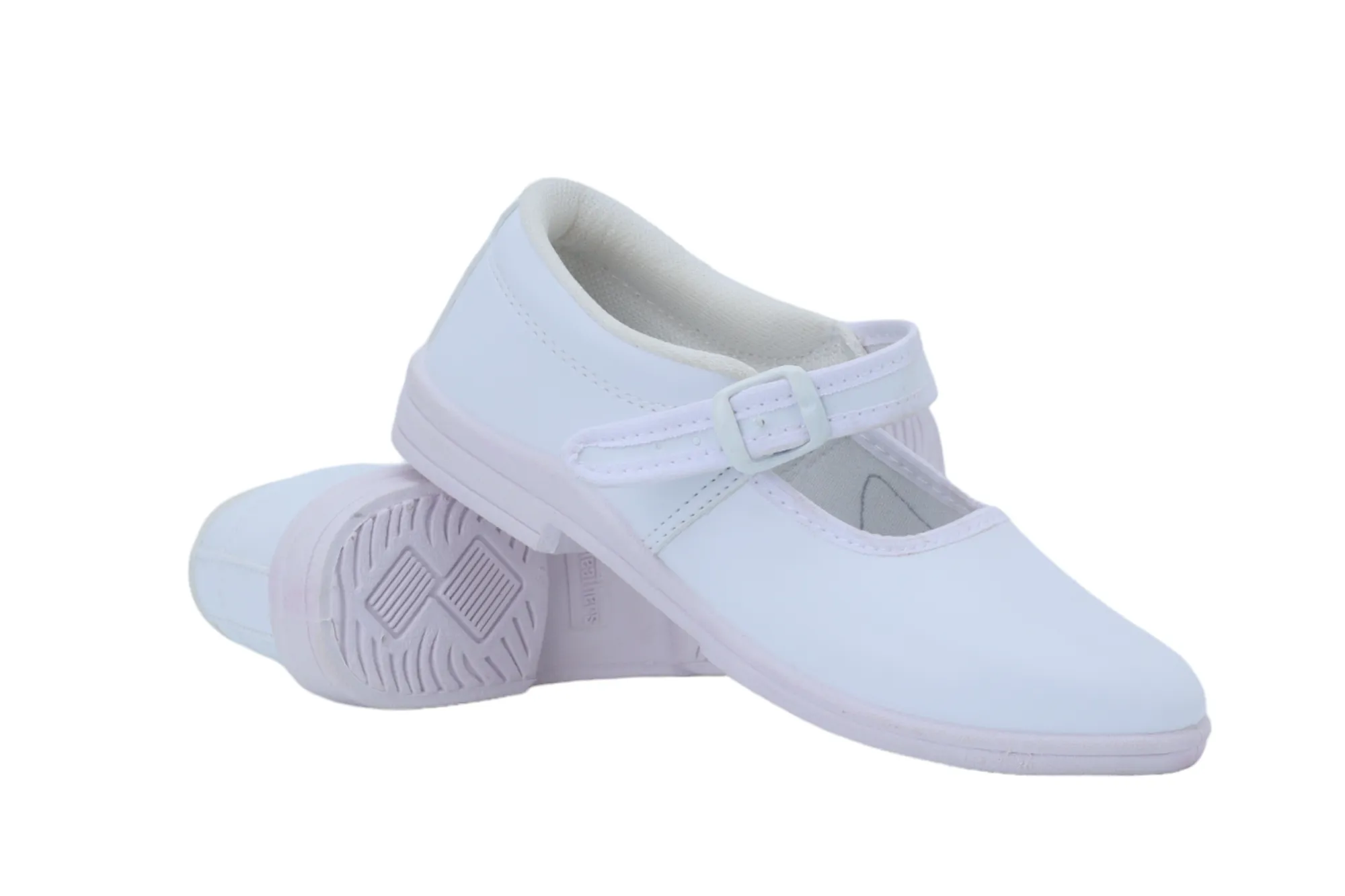 School Shoes Girls (White 6-8 Yrs) 59918