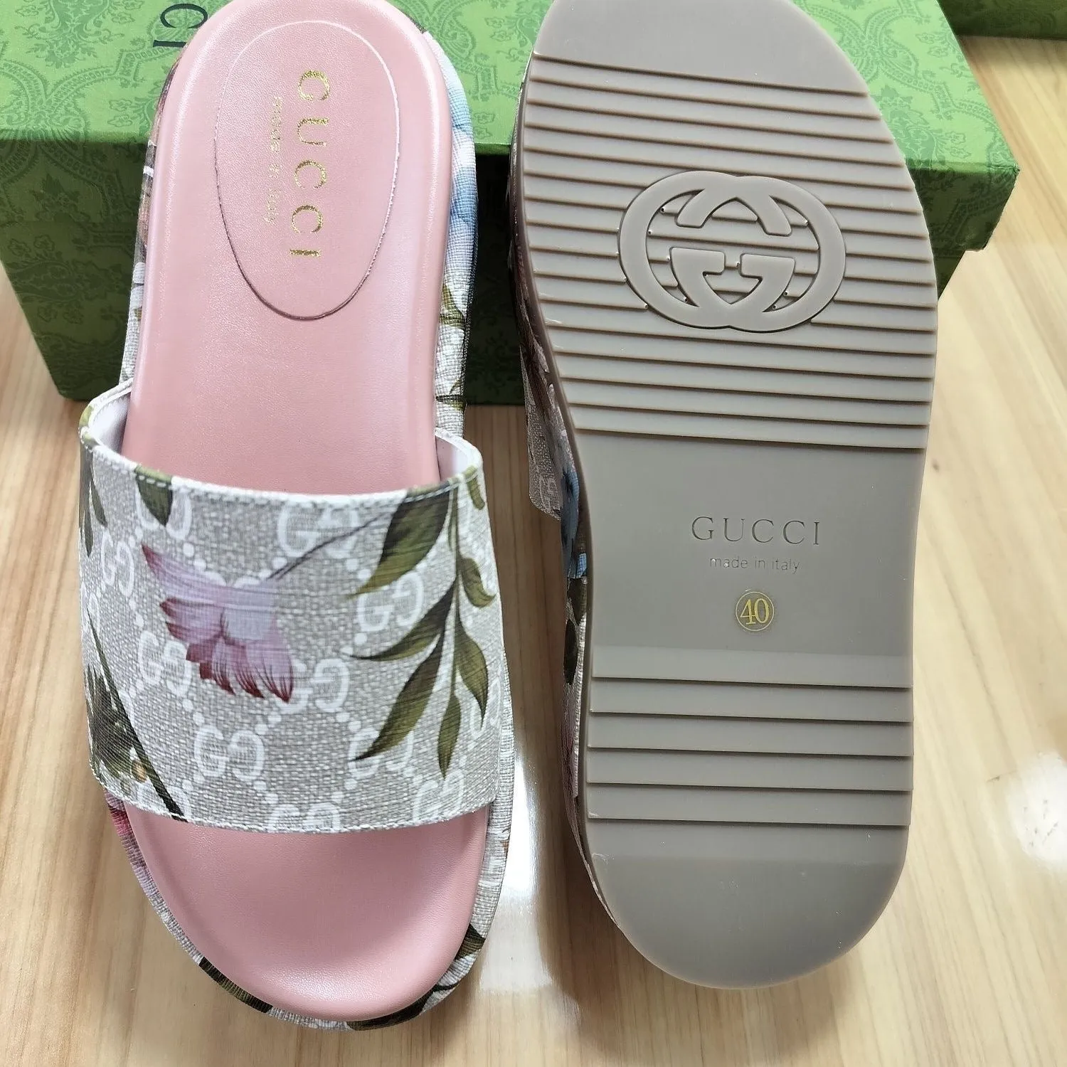 SE1053 GG Flora Slide Sandal / Size5-10