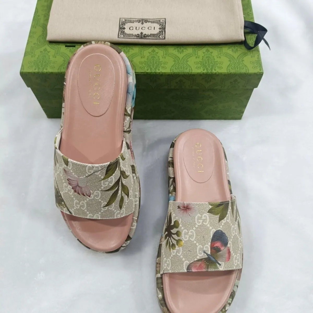 SE1053 GG Flora Slide Sandal / Size5-10