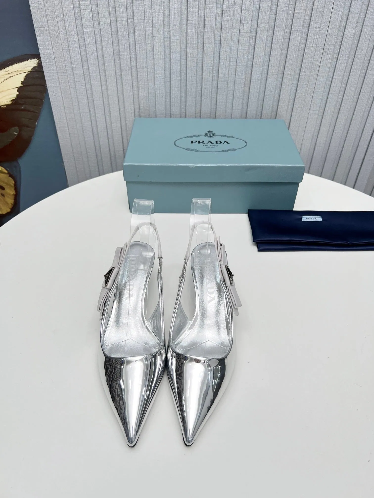 SE1145 PD Leather Slingback Pumps 50mm / Size5-10