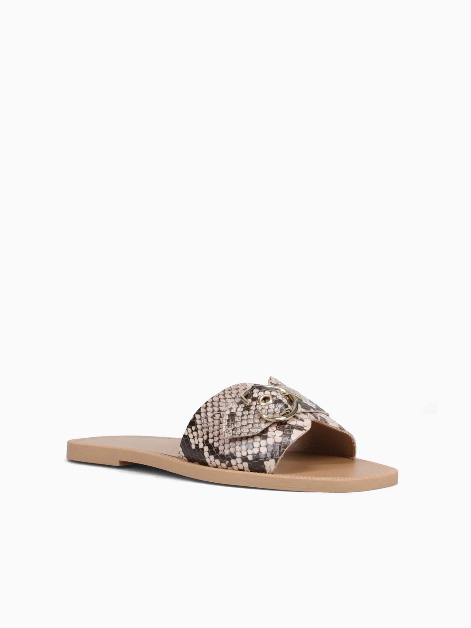 Camila Creme Snake Sienna Sandal Insole