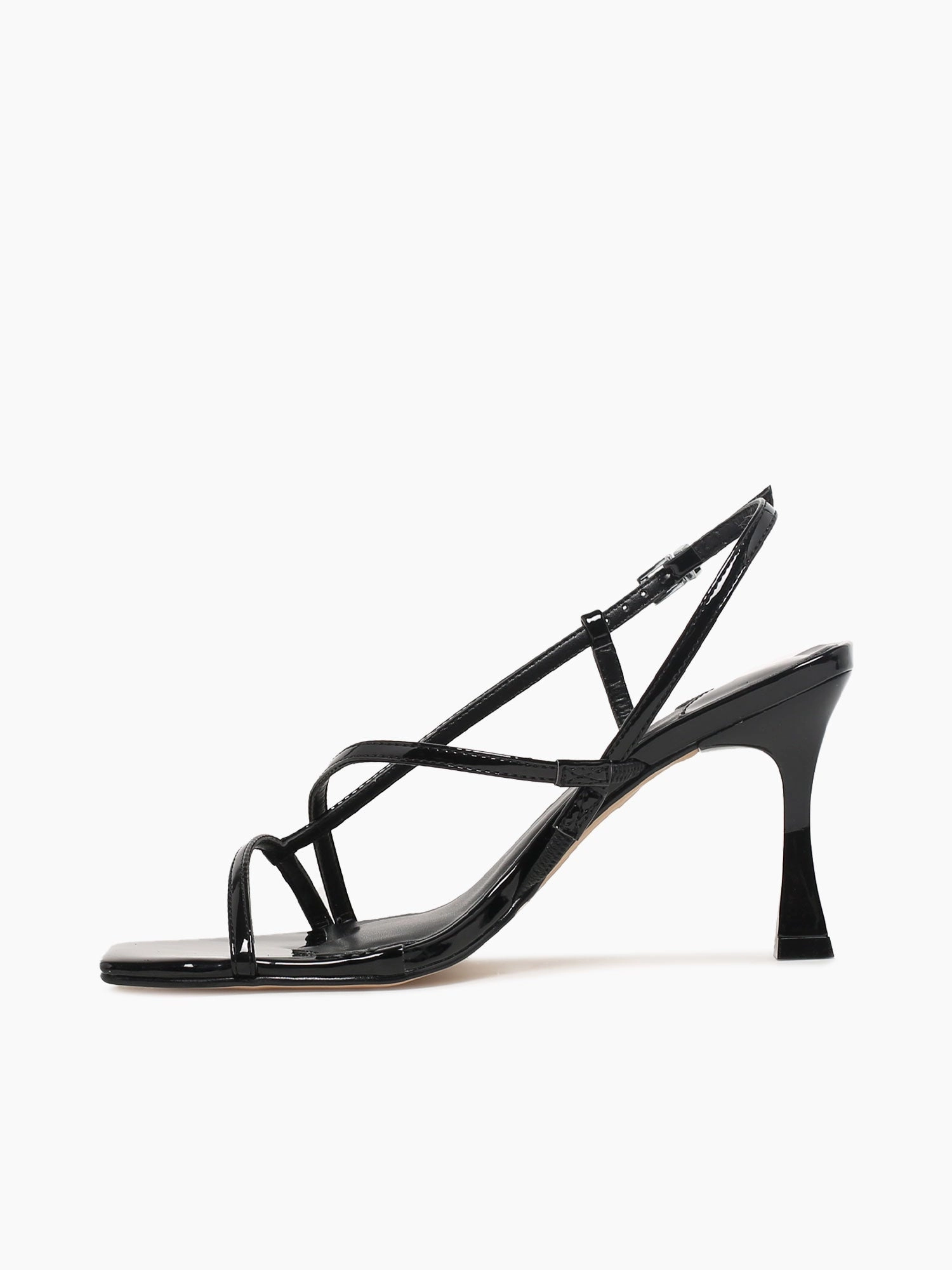 Regina Preto Verniz Sleek Travel Footwear Lightweight Frame