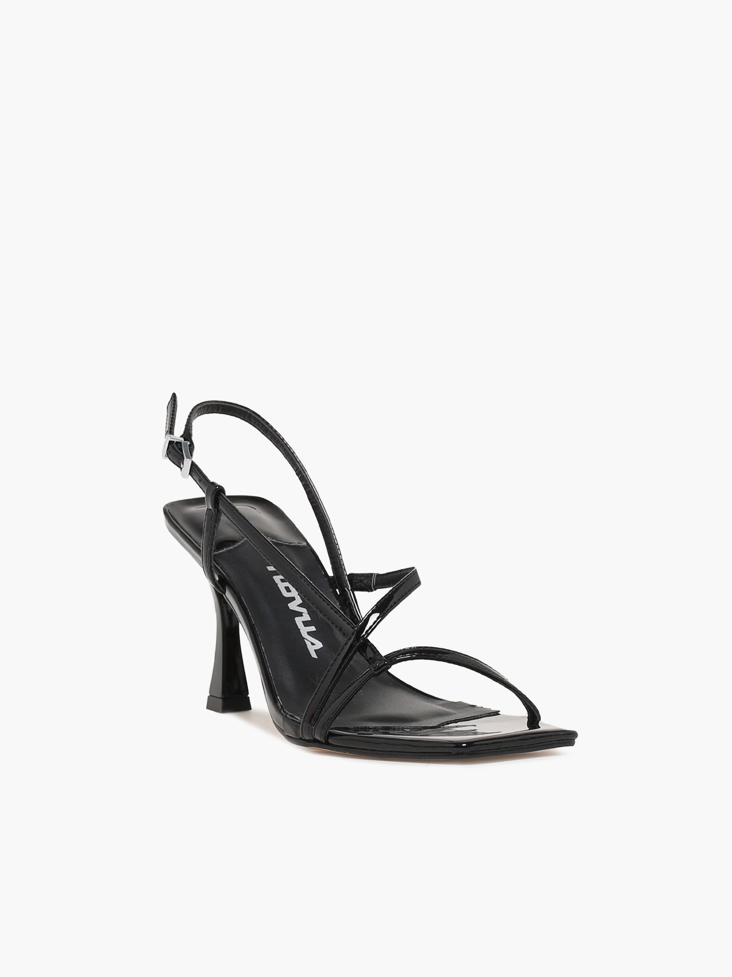Walking Sandals Regina Preto Verniz