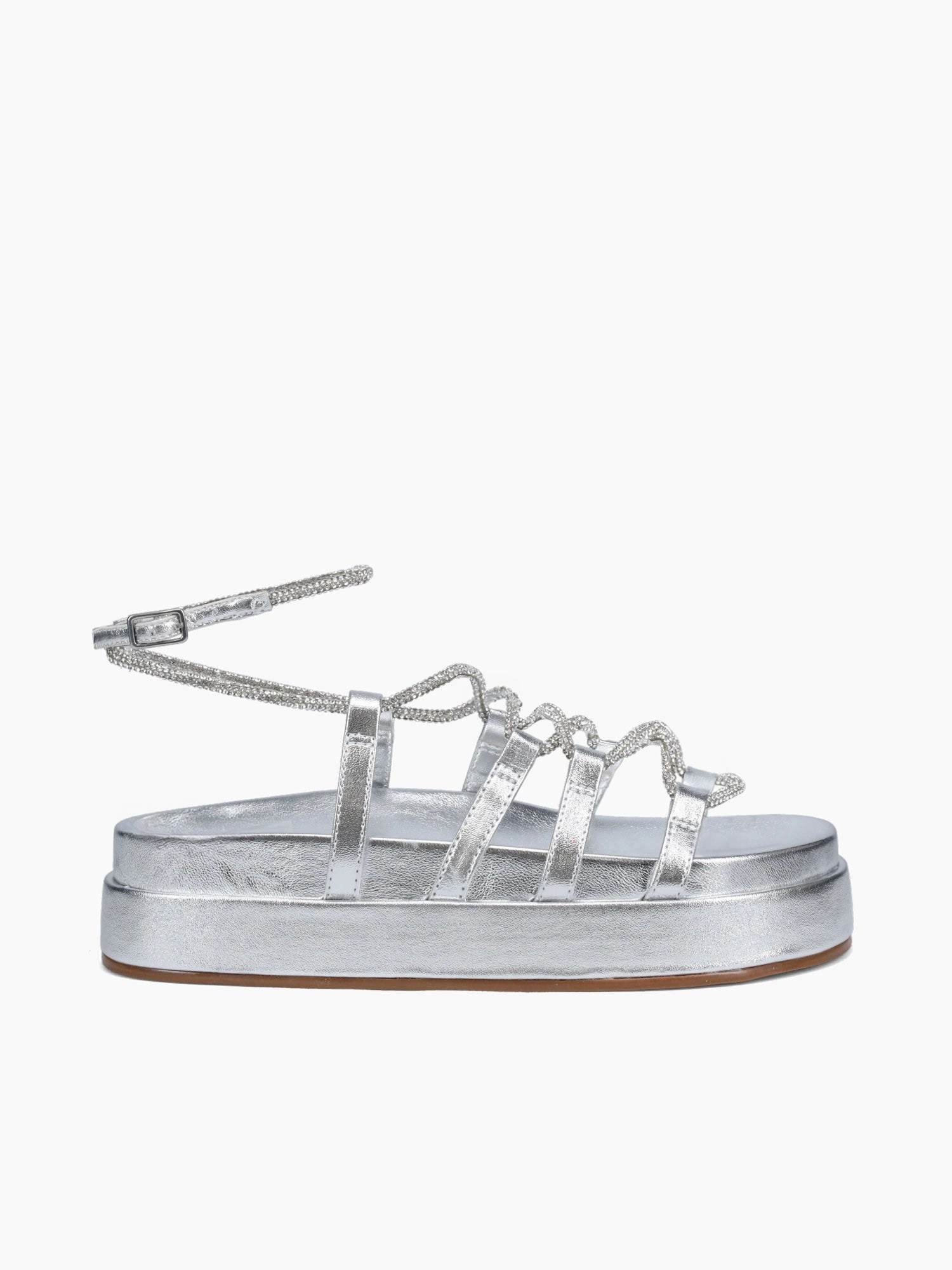 Sustainable Rubber Base Alda Silver Strass