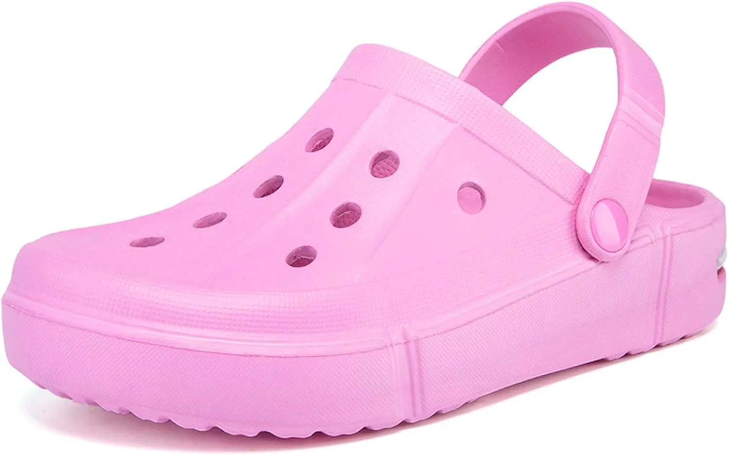 SECHRITE Womens Slip-on Clogs Shoes, Cussioned Comfort Garden Shoes Non Slip Lightweight Beach Sandals Slippers