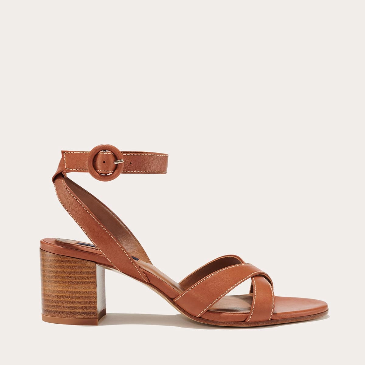 The City Sandal - Saddle Nappa Urban Stroll portable