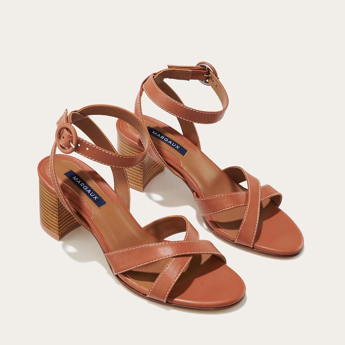 The City Sandal - Saddle Nappa Eco Friendly Material Elegant
