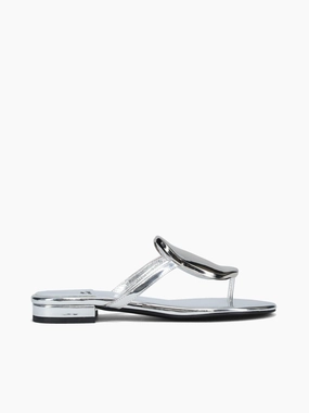 Shieldlo Silver Shiny Chic Sandals Classic Sandals Shieldlo Silver Shiny