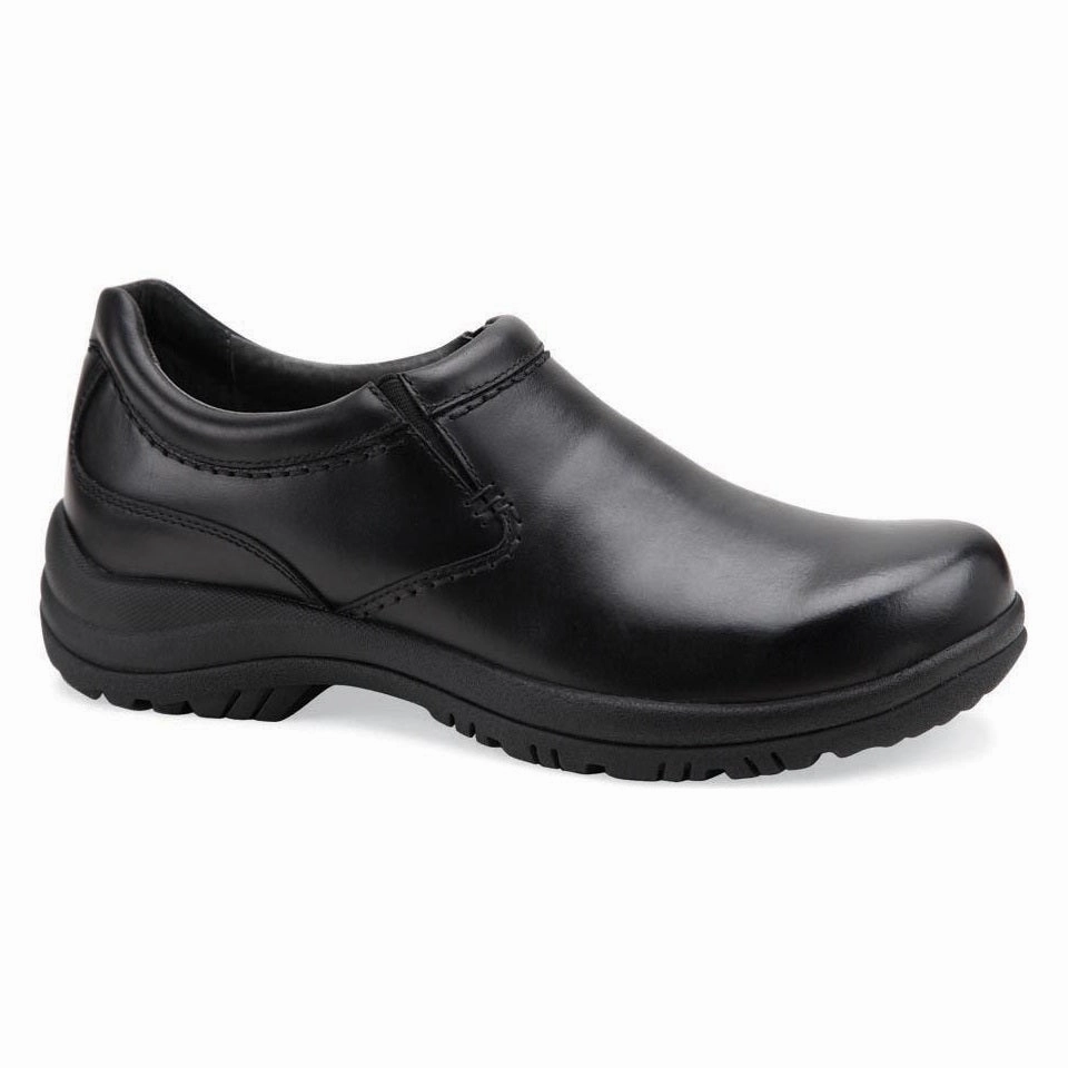 Comfort Tongue Breathable Shock Dispersing Dansko Men's Wynn Slip on Slip Resistant - Black