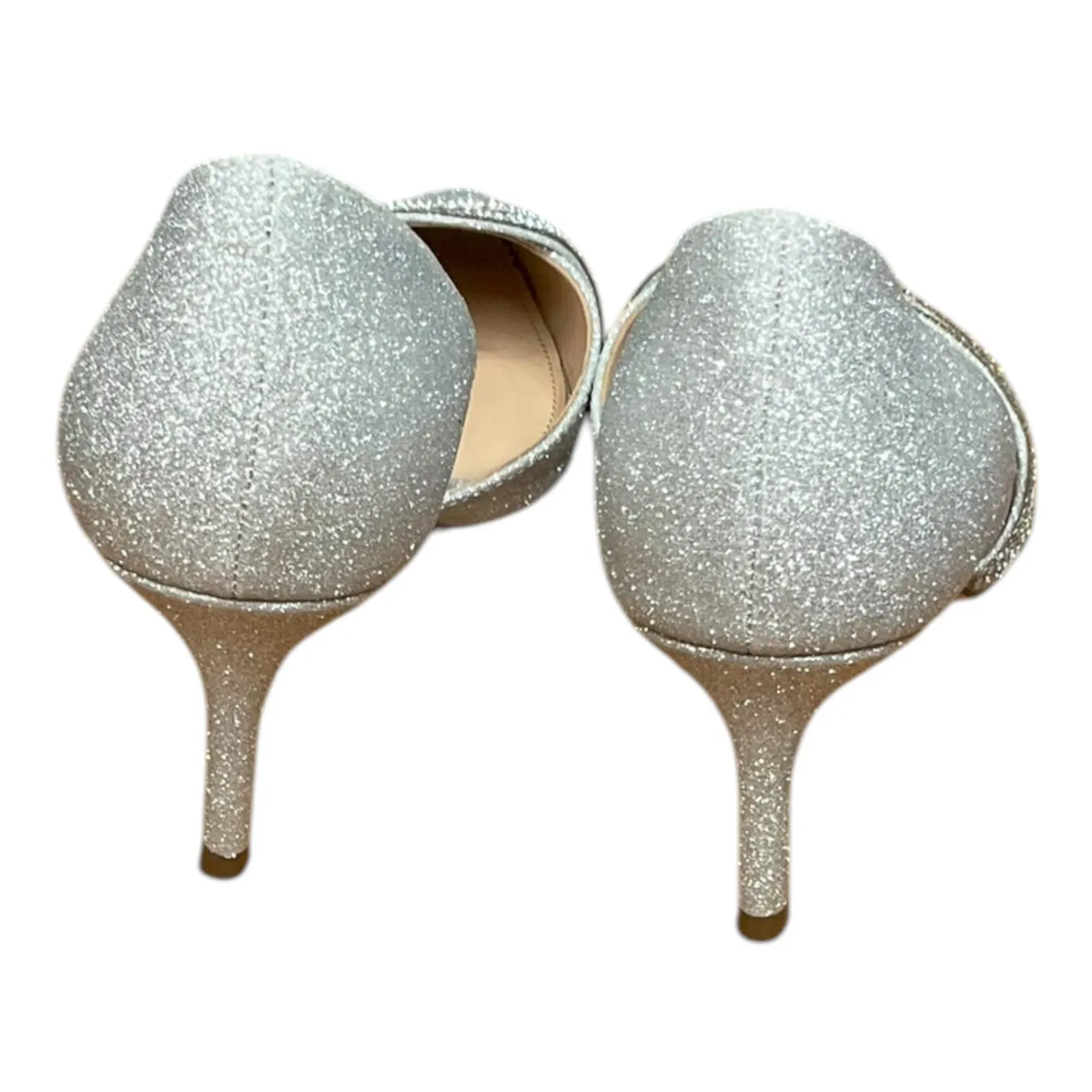 Shoes Heels Kitten By Nina In Silver, Size: 8