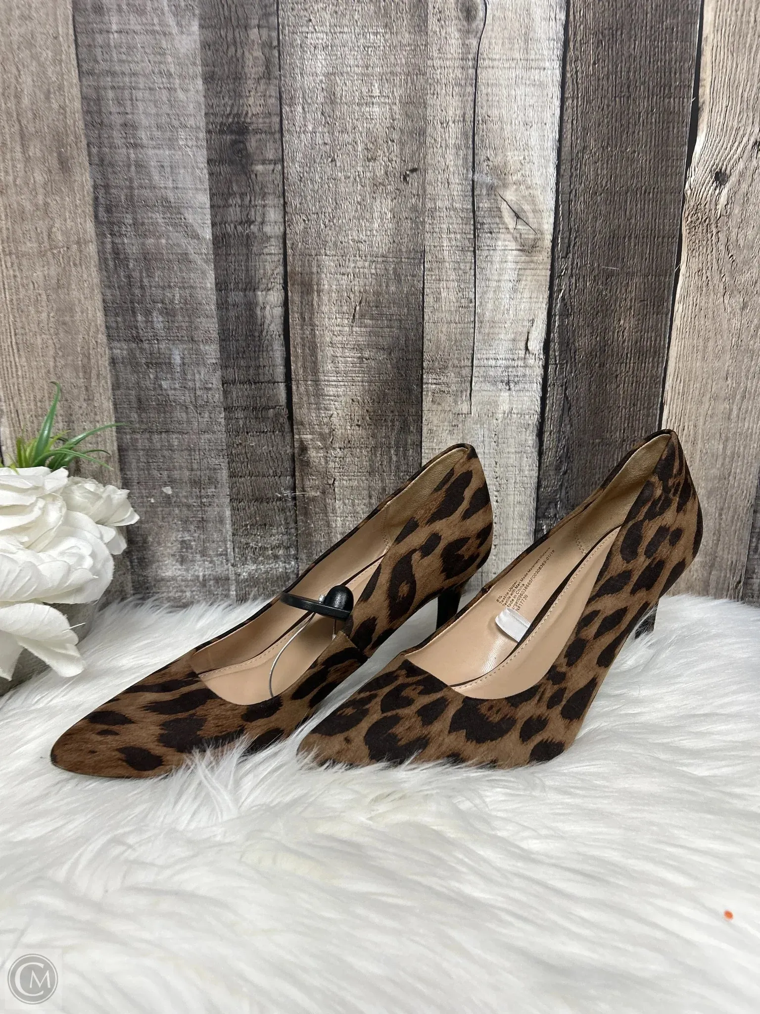 Shoes Heels Stiletto By A New Day In Animal Print, Size: 8.5